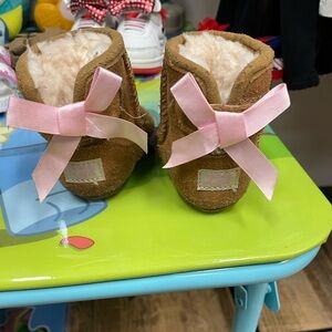 Baby Uggs with Pink bows